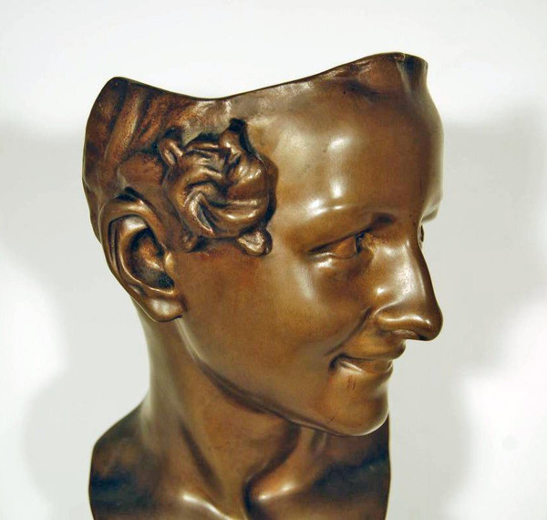 Secondo Jean-baptiste Carpeaux (1827-1875) Bronzo "la donna napoletana che ride"