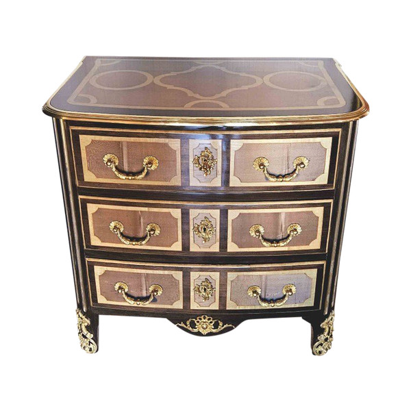 Petite Commode cintrée St Louis XIV Maison Jansen