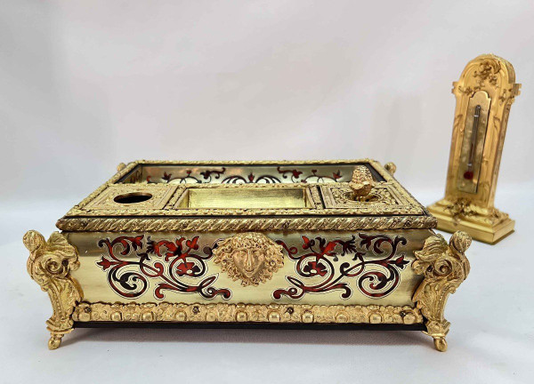 Necessaire De Bureau En Marqueterie Boulle XIXème