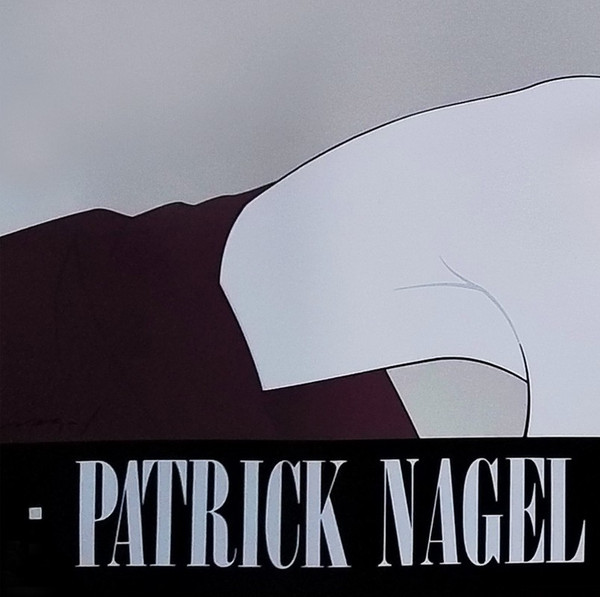Affiche d'art originale magnifique de Patrick Nagel « Lunettes de soleil à feuille d'argent » des années 1980.