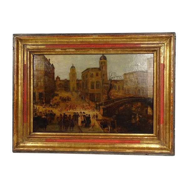 HSP Vue Carnaval Venise Att. Louis de Caullery école Flamande Palais XVIIè