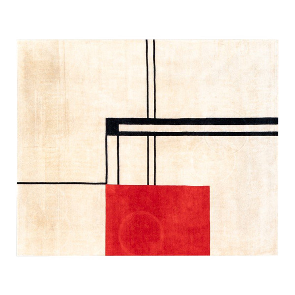 Handwoven tapestry inspired by Eileen Gray. March 2023.