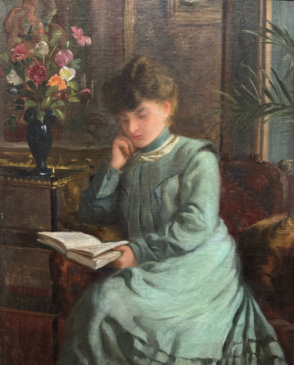 Henri Darbois (1865-1941) – elegant bei La Lecture, 1904