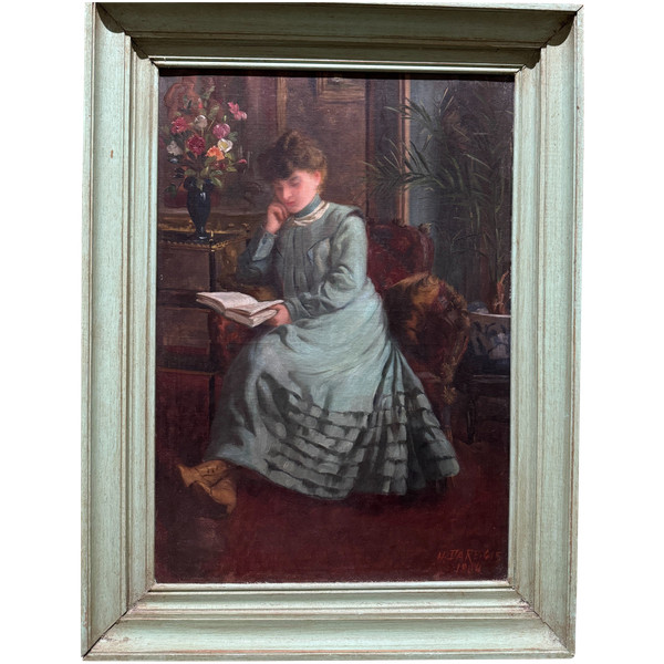 Henri Darbois (1865-1941) – elegant bei La Lecture, 1904