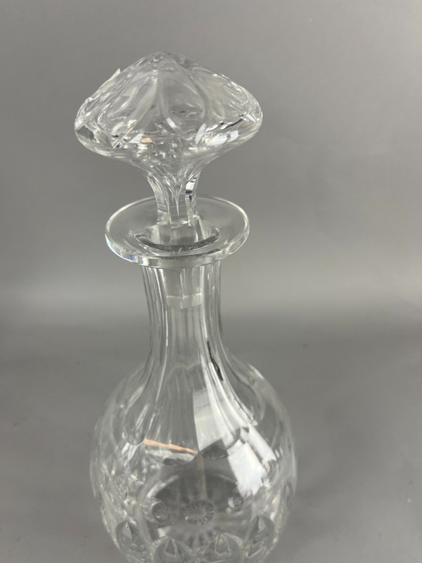 Coppia di caraffe di cristallo