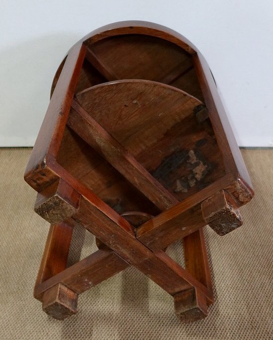 Petit Guéridon en Teck massif, Art Déco – 1920