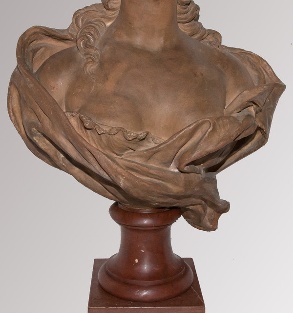 Busto in terracotta di Maria Antonietta B Feinberg, fine del XIX secolo