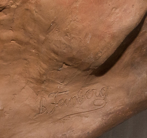 Busto in terracotta di Maria Antonietta B Feinberg, fine del XIX secolo