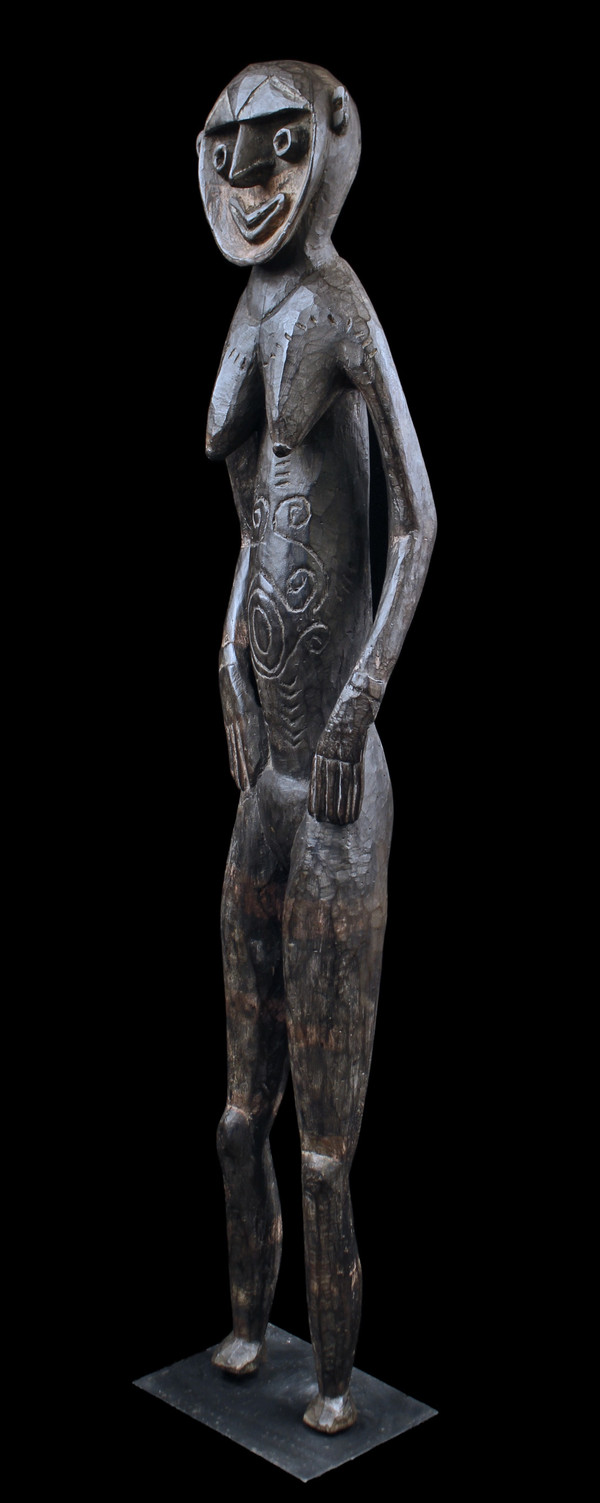 Figure de culte Nogwi, sculpture, art tribal, Papouasie Nouvelle Guinée, art océanien, Statue