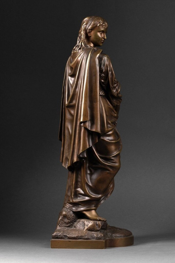 Scultura in bronzo di Eutrope Bouret (1833-1906)
