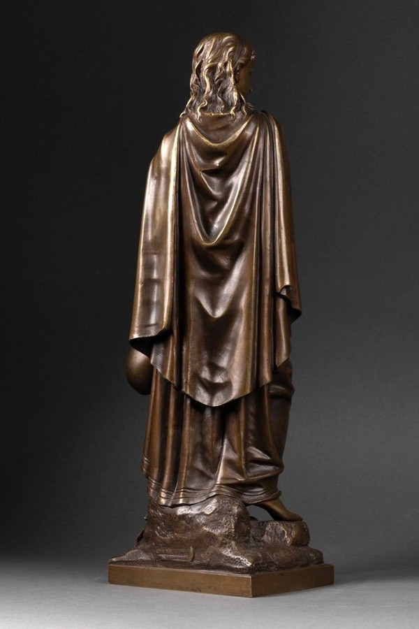 Scultura in bronzo di Eutrope Bouret (1833-1906)
