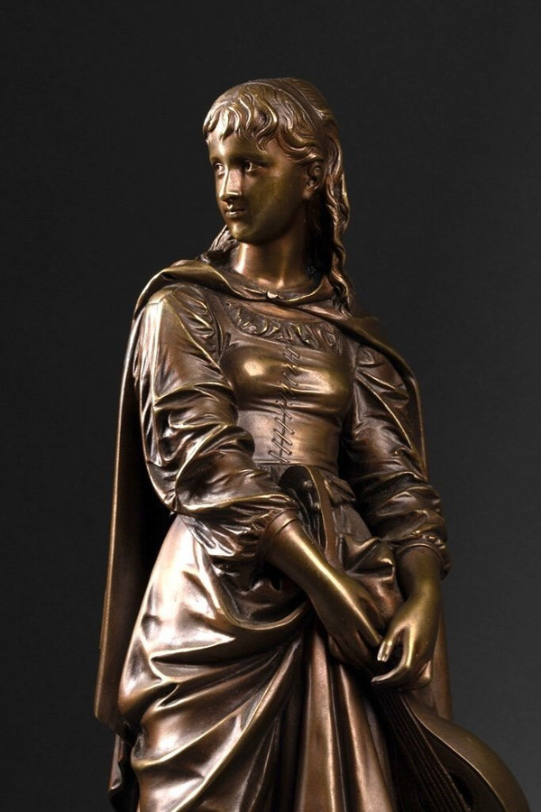 Scultura in bronzo di Eutrope Bouret (1833-1906)