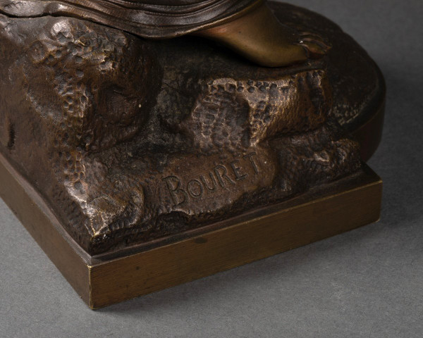 Scultura in bronzo di Eutrope Bouret (1833-1906)