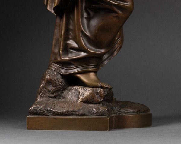 Scultura in bronzo di Eutrope Bouret (1833-1906)