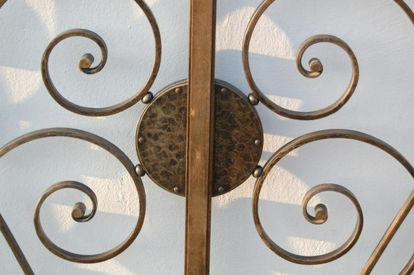 Portes d'Intérieur A Quatre Battants En Fer Forgé