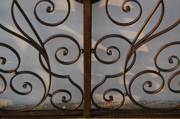 Portes d'Intérieur A Quatre Battants En Fer Forgé