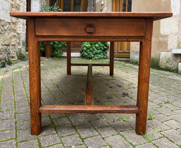 Table de ferme en Merisier 19eme