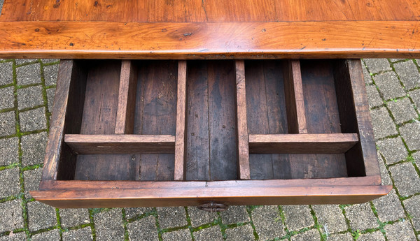 Table de ferme en Merisier 19eme