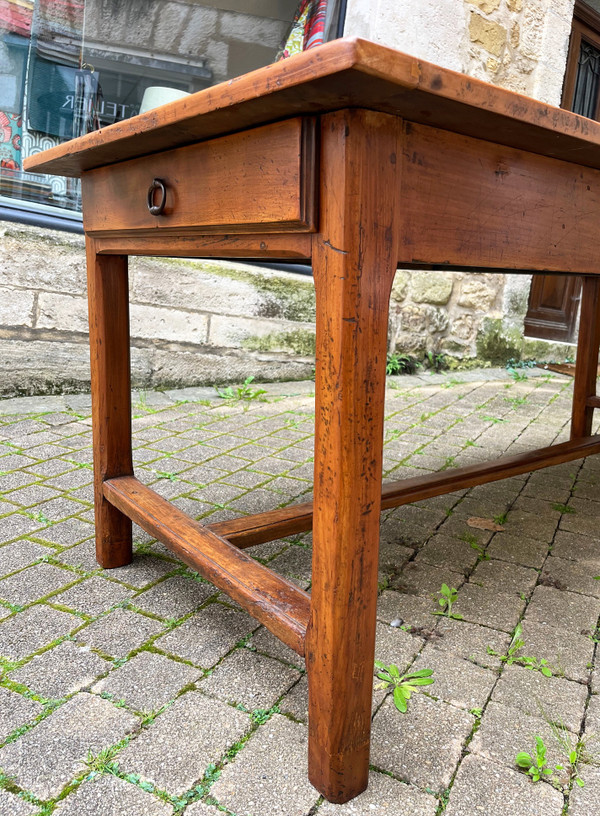 Table de ferme en Merisier 19eme