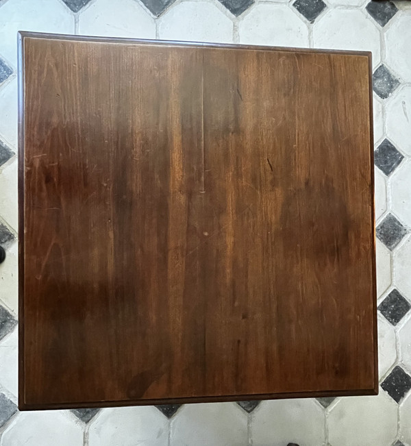 Table en noyer massif, dite "de changeur"