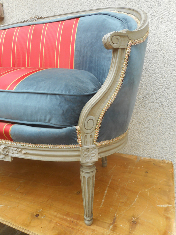 Ensemble De Salon Louis XVI En Bois Laqué