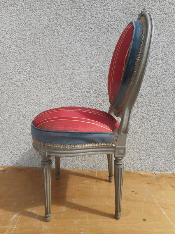 Ensemble De Salon Louis XVI En Bois Laqué