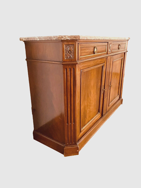 Credenza in stile Directory in mogano e impiallacciatura del XIX secolo