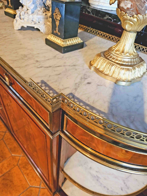  Mercier Frères Paris Grand Buffet with Louis XVI corners