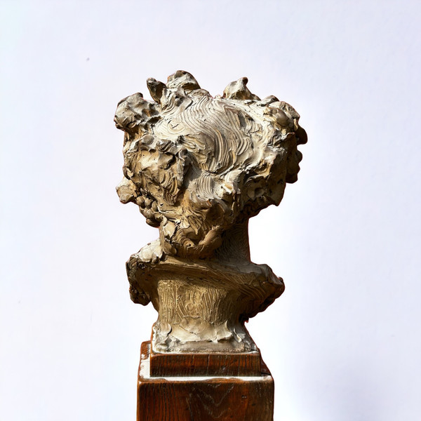 Fernando Ciancianaini (1889-1954) Scultura Originale in Terracotta - Busto di Giovane 