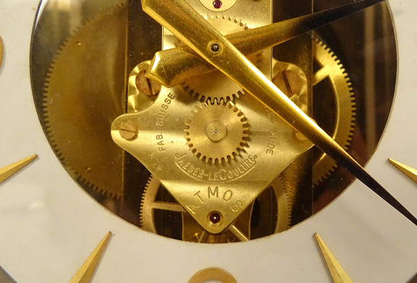 Jaeger-Lecoultre Schweizer Atmos Uhr Perpetual Movement Messing Plexiglas 20