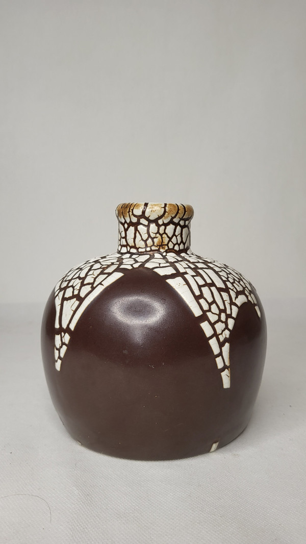 Vase en grès signé L. Pointu 