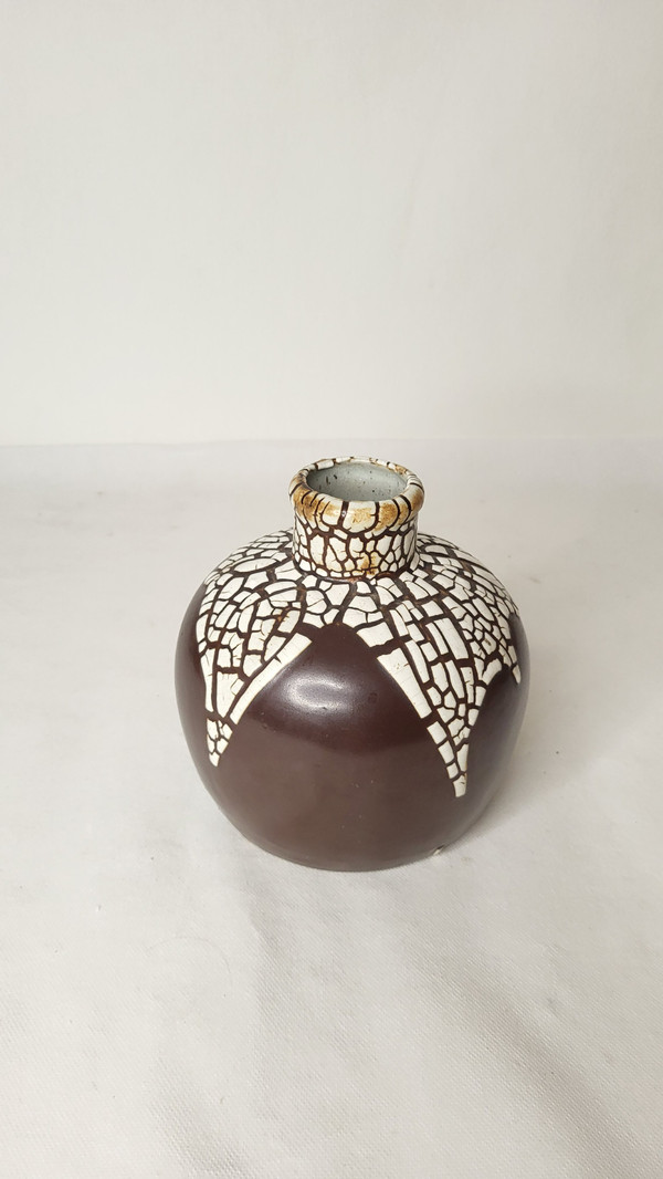Vase en grès signé L. Pointu 
