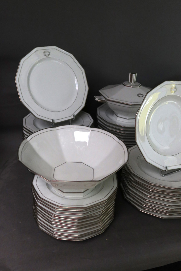 Art Deco porcelain dinner service