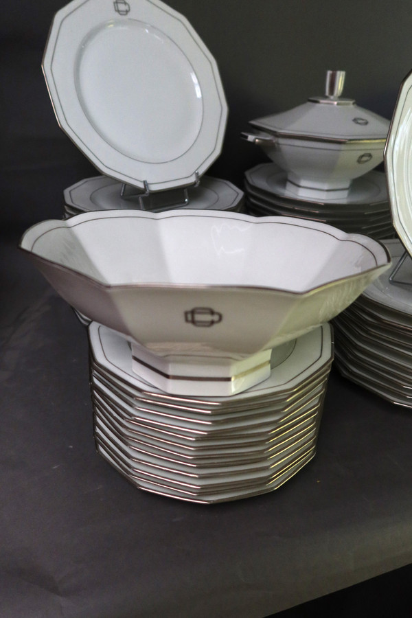 Art Deco porcelain dinner service