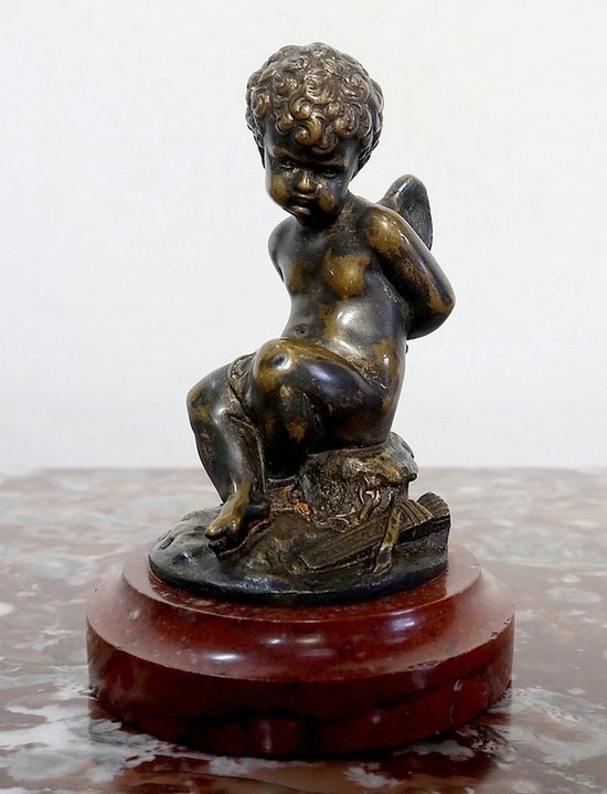  Bronzo "L'Amour enchaîné" secondo L. Kley - Fine XIX secolo