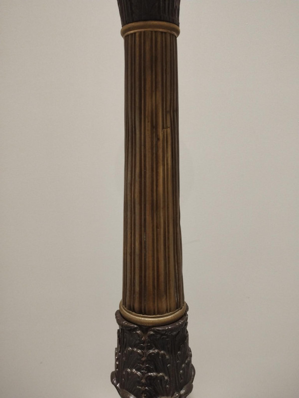 Antique lamp base with lion's paw - Restoration Period - Empire
