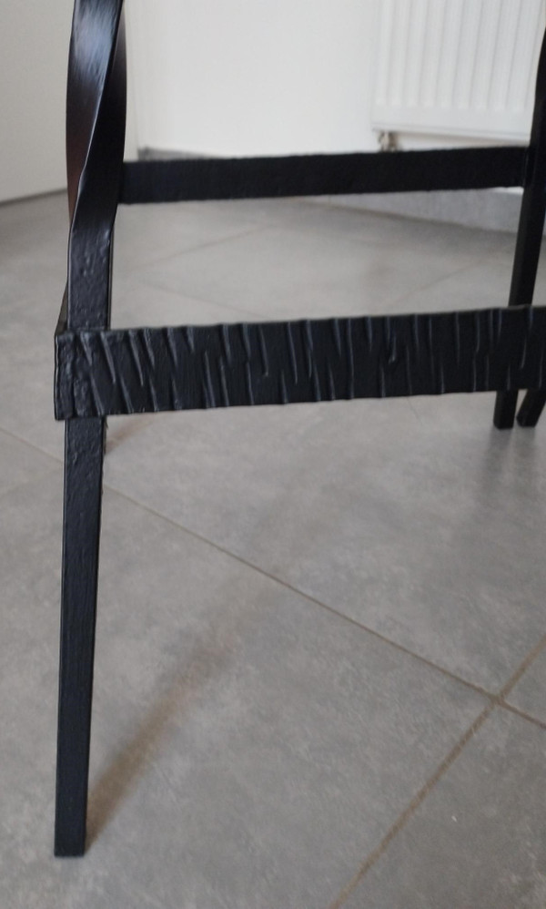 4 brutalist stools from 1950