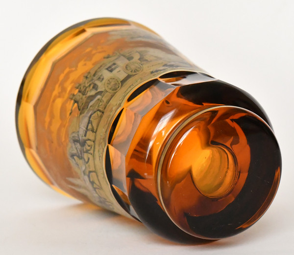 Vase en verre de Bohême 