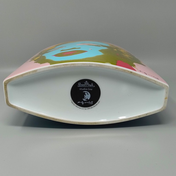 Étonnant vase Andy Warhol des années 1990 pour Rosenthal. Fabriqué en Allemagne.