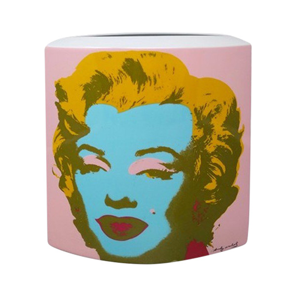 Étonnant vase Andy Warhol des années 1990 pour Rosenthal. Fabriqué en Allemagne.