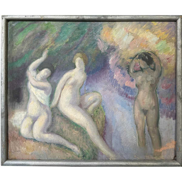 Augustin Carrera (1878-1952) - Studie über Badegäste
