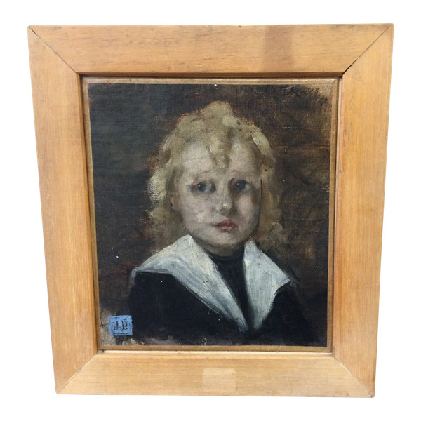 Small child portrait by Jean Célestin DANGUY