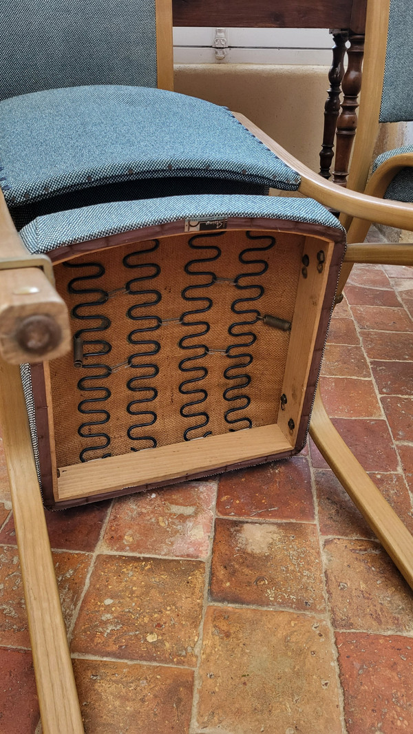 4 Bow-wood chairs Steiner edition 1950's
