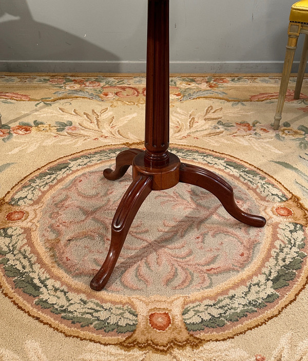 Gueridon Basculant En Acajou d'Epoque Louis XVI Vers 1780