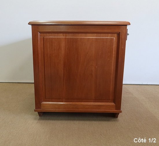  Small Mahogany Middle Desk, Art Deco - 1940s