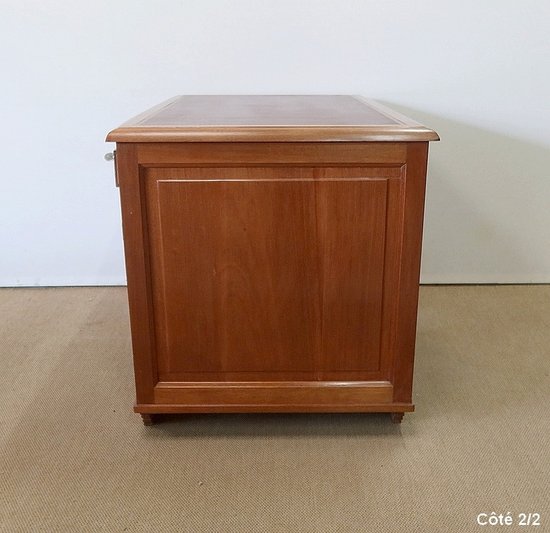  Small Mahogany Middle Desk, Art Deco - 1940s