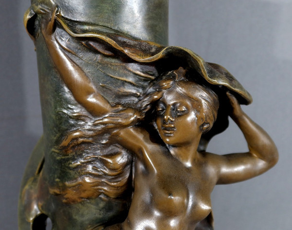 Pair of Regulate Vases, signed L. Moreau – Late 19th century