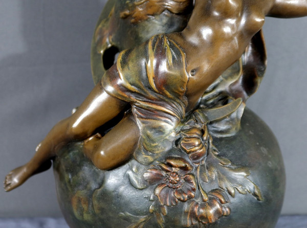 Pair of Regulate Vases, signed L. Moreau – Late 19th century