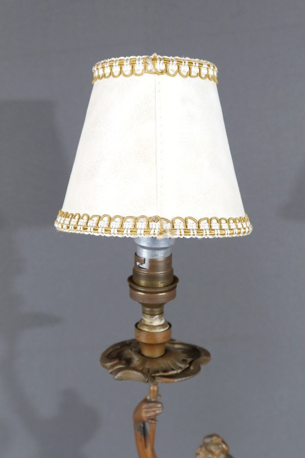 Lampada Regulate in stile Art Nouveau firmata C.Rosa – metà del XX secolo