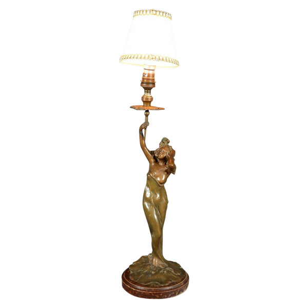Lampada Regulate in stile Art Nouveau firmata C.Rosa – metà del XX secolo